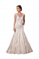 Tulle & Lace Mermaid Chapel Train Sleeveless Bridal Wedding Dress Sheffield