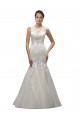 Tulle & Lace Mermaid Sweep Train Sleeveless Wedding Dress Sheffield