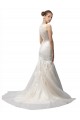Tulle & Lace Mermaid Sweep Train Sleeveless Wedding Dress Sheffield