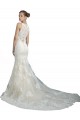Tulle Mermaid Chapel Train Sleeveless Beach Wedding Dress Sheffield