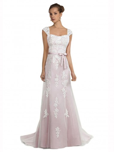 Tulle & Lace Mermaid Sweep Train Sleeveless Beach Wedding Dress Sheffield