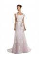 Tulle & Lace Mermaid Sweep Train Sleeveless Beach Wedding Dress Sheffield