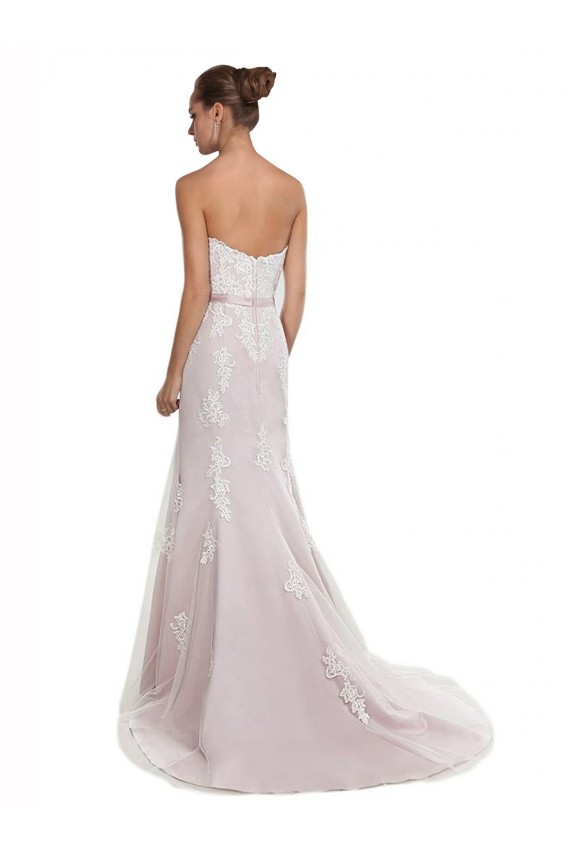 Tulle & Lace Mermaid Sweep Train Sleeveless Beach Wedding Dress Sheffield