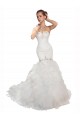 Tulle Mermaid Chapel Train Sleeveless Sweetheart Wedding Dress Sheffield
