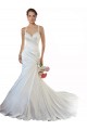Satin Mermaid Chapel Train Sleeveless Beach Wedding Gowns Sheffield
