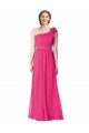 Soft Chiffon A-Line Long Sleeveless Azalea Bridesmaid Dresses Sheffield