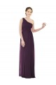Soft Chiffon A-Line Long Sleeveless Grape Evening Dress / Bridesmaid Dress Sheffield