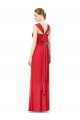 Soft Chiffon Long Cap Sleeves Formal Dress / Bridesmaid Dress Sheffield