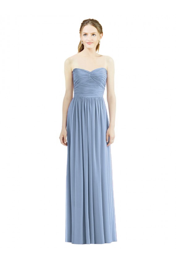 Chiffon Long Sleeveless Bridesmaid Gowns Sheffield