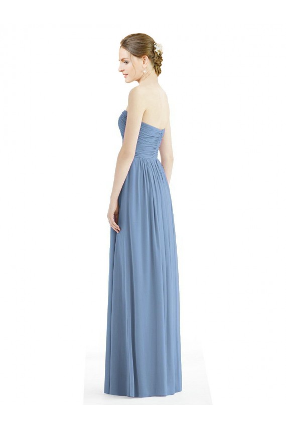 Chiffon Long Sleeveless Bridesmaid Gowns Sheffield