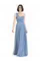Soft Chiffon A-Line Long Sleeveless Dusty Blue Formal Dress / Bridesmaid Dress Sheffield