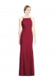 Soft Chiffon Mermaid Long Sleeveless Bridal Party Dress Sheffield