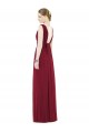 Soft Chiffon A-Line Long Sleeveless Bridesmaid Gowns Sheffield