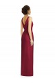 Soft Chiffon Sheath Long Sleeveless V-Neck V-Back Bridesmaid Dresses Sheffield