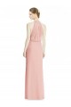 Soft Chiffon Mermaid Mermaid Sleeveless Bliss Pink Bridesmaid Dress Sheffield