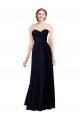 Soft Chiffon A-Line Long Sleeveless Dark Navy Formal Dress / Bridesmaid Dress Sheffield