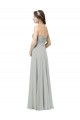Soft Chiffon A-Line Long Sleeveless Bridesmaid Dresses Sheffield