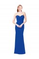 Chiffon A-Line Long Sleeveless Royal Blue Bridesmaid Dress / Evening Gowns Sheffield