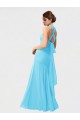 Chiffon Mermaid Long Sleeveless Bridesmaid Dress / Evening Dress Sheffield