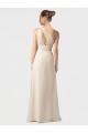 Soft Chiffon A-Line Long Sleeveless One Shoulder Bridesmaid Dresses Sheffield