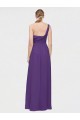 Soft Chiffon A-Line Long Sleeveless High Low Bridesmaid Dress Sheffield