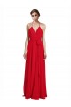 Chiffon Long Sleeveless Bridesmaid Dress Sheffield