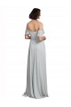 Soft Chiffon A-Line Long Sleeveless Frost Formal Dress / Bridesmaid Dress Sheffield