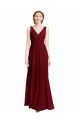 Chiffon Long A-Line Sleeveless Bridesmaid Dress / Evening Gowns Sheffield