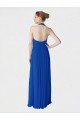 Soft Chiffon A-Line Long Sleeveless Royal Blue Evening Dress / Bridesmaid Dress Sheffield