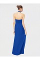 Chiffon A-Line Long Floor Length Sleeveless Open Back Bridesmaid Dress Sheffield