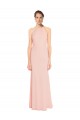 Chiffon Long A-Line Sleeveless Bridesmaid Dress Sheffield
