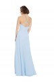 Soft Chiffon A-Line Long Sleeveless Wedding Party Dress Sheffield
