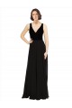 Soft Chiffon & Velvet A-Line Long Sleeveless Open Back Prom Dress / Bridesmaid Dress Sheffield