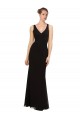 Soft Chiffon Sheath Long Sleeveless Bridesmaid Gown Sheffield
