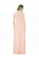 Chiffon A-Line Long Sleeveless V-Back Wedding Party Dress Sheffield