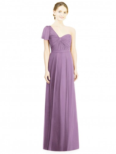 Soft Chiffon A-Line Long Flutter Sleeves Open Back Formal Dress / Bridesmaid Dress Sheffield