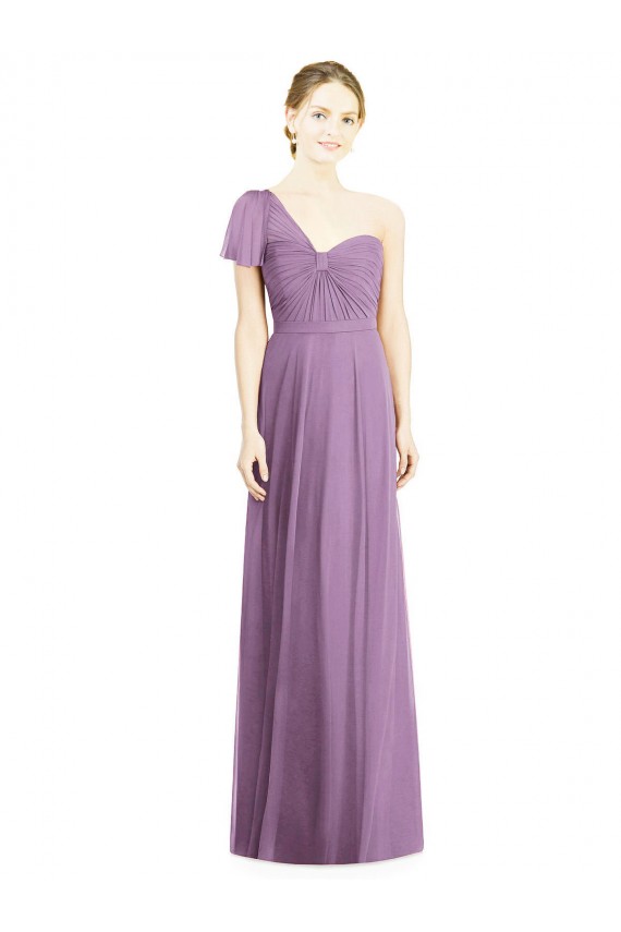 Soft Chiffon A-Line Long Flutter Sleeves Open Back Formal Dress / Bridesmaid Dress Sheffield