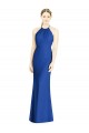 Soft Chiffon Trumpet Long Sleeveless Criss Cross Back Bridesmaid Dress Sheffield