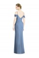 Soft Chiffon A-Line Long Cold Shoulder Open Back Formal Evening Gown / Bridesmaid Dress Sheffield