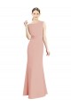 Luxe Chiffon Mermaid Long Sleeveless Bridesmaid Dress Sheffield