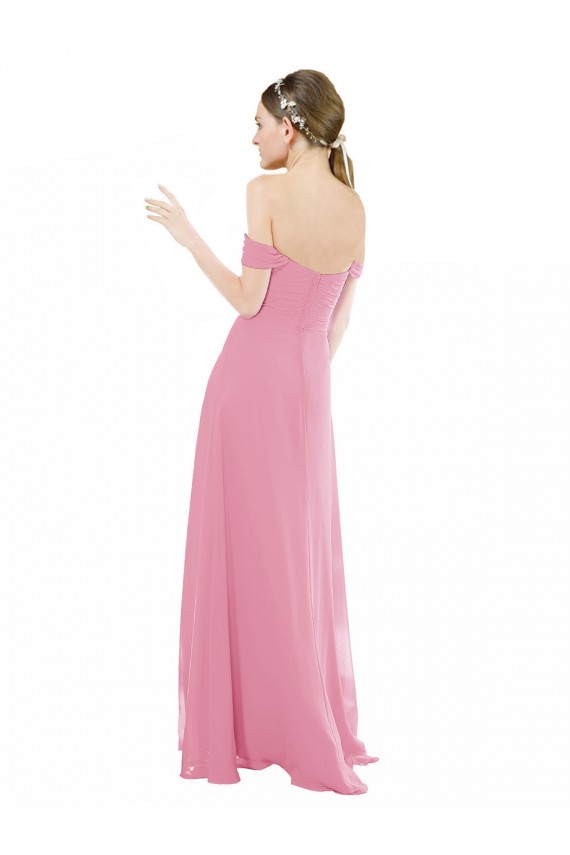Soft Chiffon A-Line Long Cap Sleeves Formal Dress / Bridesmaid Dress Sheffield