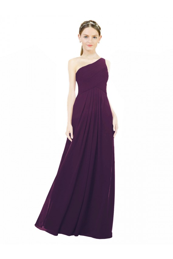 Chiffon A-Line Long Sleeveless Bridal Party Dress / Evening Dress Sheffield