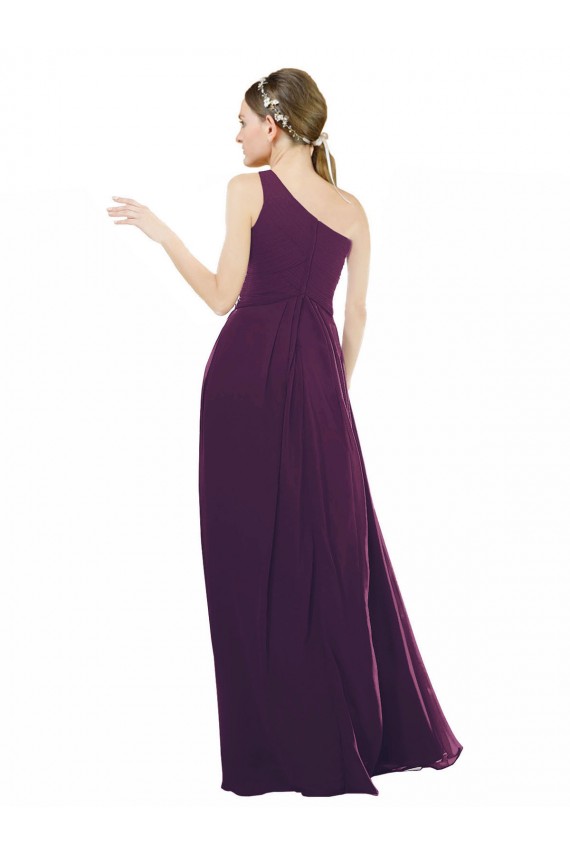 Chiffon A-Line Long Sleeveless Bridal Party Dress / Evening Dress Sheffield