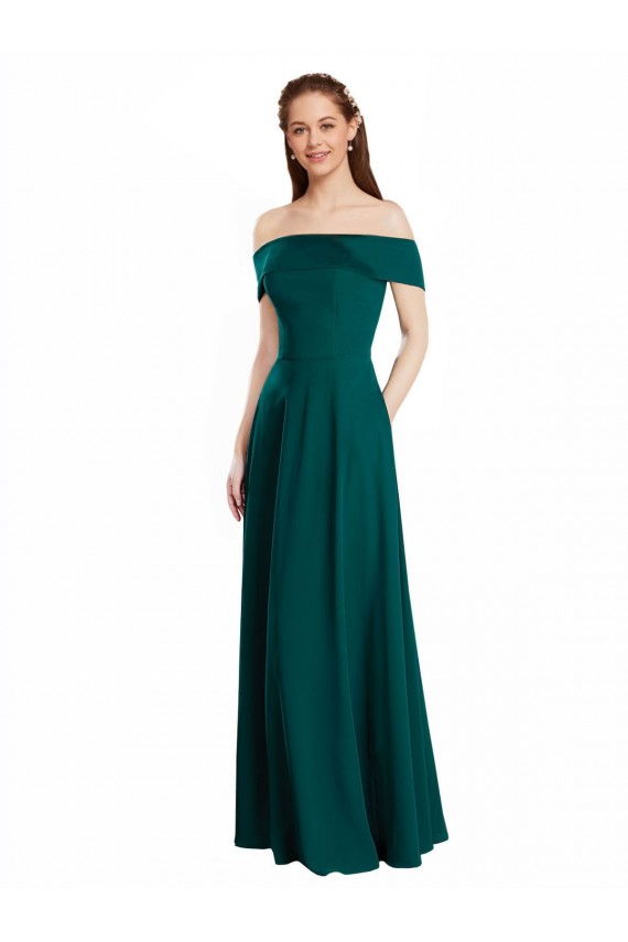 Soft Chiffon Long Cap Sleeves Bridesmaid Dress Sheffield