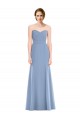 Luxe Chiffon Mermaid Long Sleeveless Bridesmaid Dress Sheffield