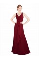 Chiffon A-Line Long Sleeveless Bridesmaid Dress / Evening Dress Sheffield