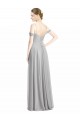 Lxue Chiffon A-Line Sleeveless Silver Bridesmaid Dress Sheffield