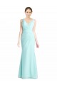 Soft Chiffon & Lace Mermaid Long Sleeveless Bridesmaid Dress Sheffield
