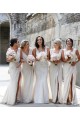 Soft Chiffon A-Line Long Sleeveless Low Back Bridesmaid Dress Sheffield