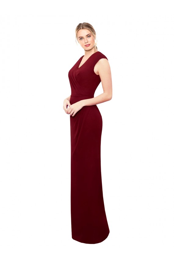 Soft Chiffon Mermaid Long Sleeveless Keyhole Back Prom Dress / Bridesmaid Dress Sheffield